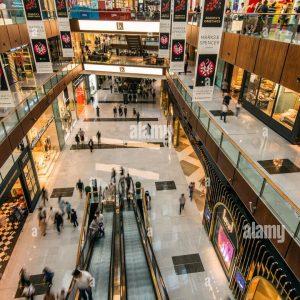 El impresionante y lujoso Centro Comercial Dubai, un paraíso de compras.